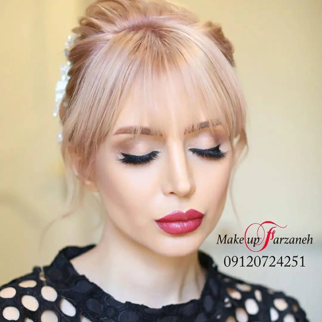 نمونه کارهای سالن زیبایی فرزانه گلدوزی