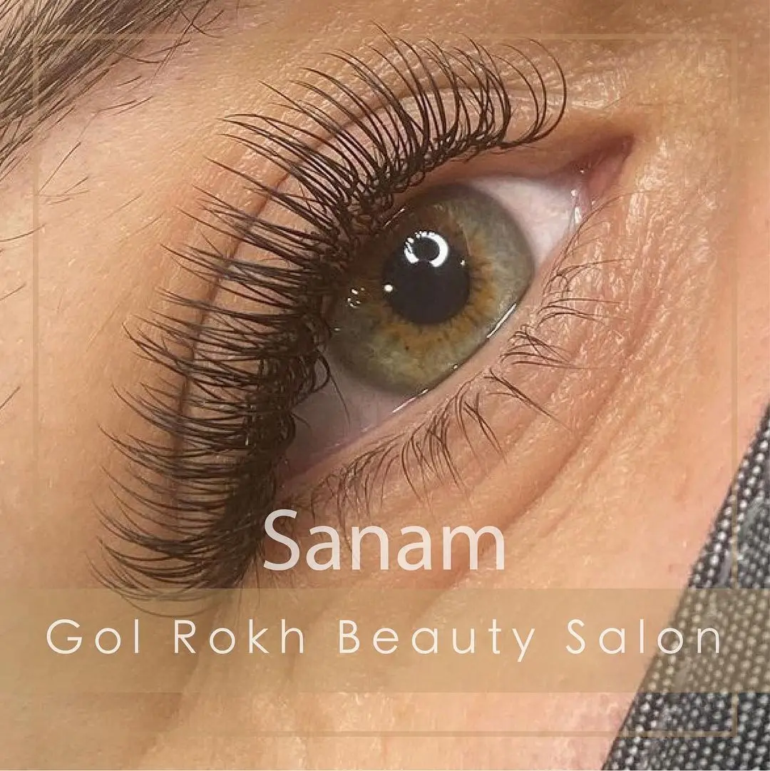 نمونه کارهای سالن زیبایی گل رخ