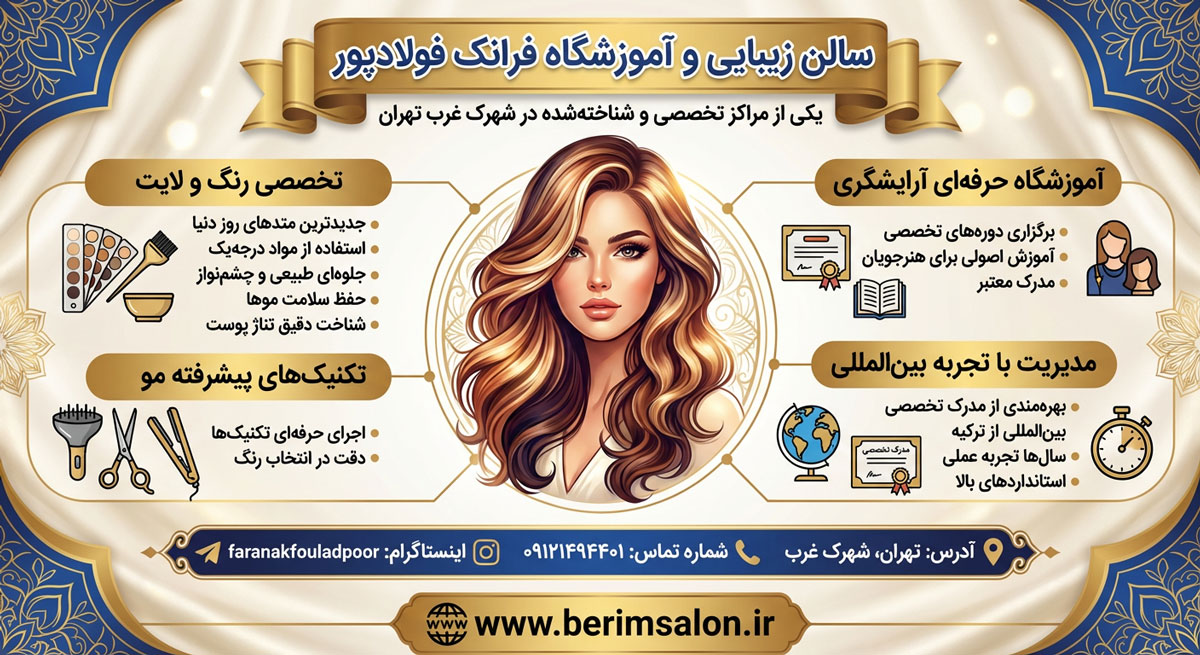 سالن زیبایی و آموزشگاه فرانک فولادپور