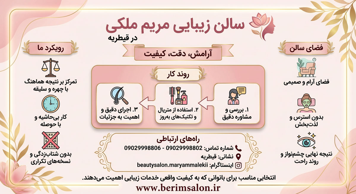 سالن زیبایی مریم ملکی